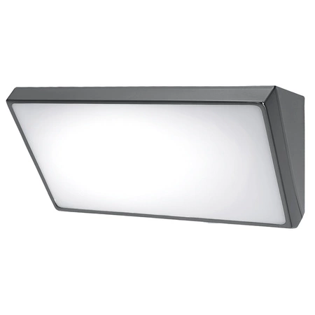 Lampa elewacyjna LED zewnętrzna kinkiet ogrodowy Premium LEL-0010 Szara LEDLUX