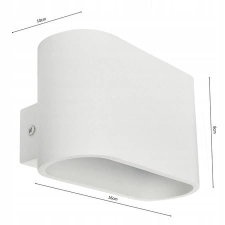 Kinkiet Lampa Ścienna LX- 17505 Biała 1x G9 LEDLUX