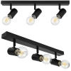 Oprawa Sufitowa Natynkowa Reflektor Listwa LX1003 BLACK 3x E27 LEDLUX