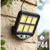 LAMPA LED Z PANELEM SOLARNYM NAŚWIETLACZ Z CZUJNIKIEM RUCHU IP44 + PILOT LSOL-036 LEDLUX