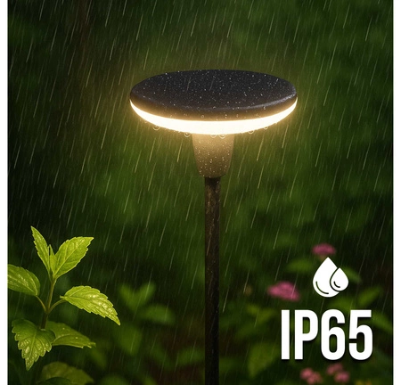 4x LAMPA SOLARNA LED LAMPKA WBIJANA OGRODOWA SŁUPEK UFO LATARNIA SZPIKULEC LSOL-061 LEDLUX