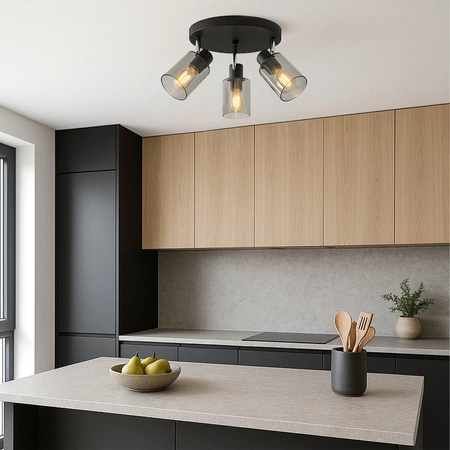 Lampa Sufitowa Wisząca Nowoczesna do Salonu 3x E27 LX-1074 LEDLUX