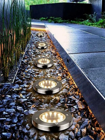 Lampa Reflektor Solarny Ogrodowy LX- 9500 biała neutralna LEDLUX