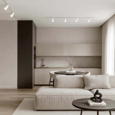 Szynoprzewód Lampa Szynowa Reflektor Halogen Biały Złoty Sot Gu10 LX-8474 WHITE LEDLUX