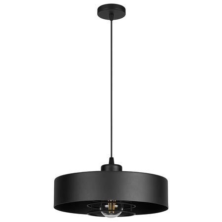 Lampa Wisząca LX- 1127 Czarna 1x E27 LEDLUX