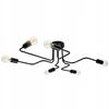 Lampa Sufitowa LX- 1108-6 Czarna 6x E27 LEDLUX