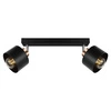 Lampa Sufitowa LX-1107 Czarna + Miedź 2x E27 LEDLUX
