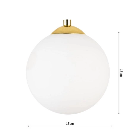 Lampa Wisząca LX- 1288 Czarna + Złoto 6x E27 LEDLUX