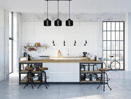 Lampa Wisząca LX- 1035 Czarna 3x E27 LEDLUX