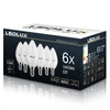 6x Żarówka LED E14 B35 12W = 110W 1000lm 6000K biała zimna LEDLUX