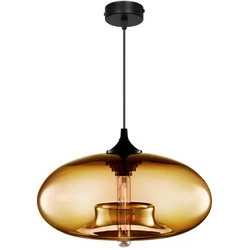 Lampa Wisząca LX-1318 Żółta 1x E27 LEDLUX