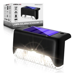 Lampa Solarna LED schodowa ogrodowa wodoodporna na taras zewnętrzna LSOL-012 LEDLUX