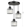 Lampa Wiszaca LX- 1339 Czarna 3x E27 LEDLUX