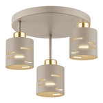 Lampa Wisząca Sufitowa Żyrandol Beżowa Ecru Kaszmir LX1431