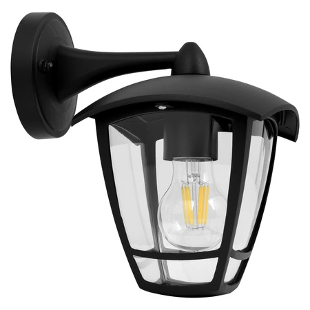 Kinkiet Ogrodowy Lampa Elewacyjna Zewnętrzna Latarnia LX- 9119 Czarny LEDLUX
