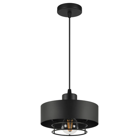 Lampa Wisząca LX- 1187 Czarna 1x E27 LEDLUX