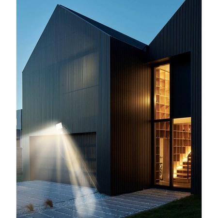 Lampa Naświetlacz LED 30W Z CZUJNIK RUCHU PREMIUM biały zimny LEDLUX