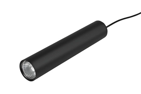 Lampa Sufitowa Wisząca Żyrandol Plafon Tuba Tuby metalowa Czarna LED LX-1354 Czarna 3x GU10 LEDLUX
