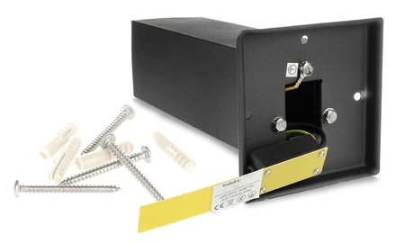 Lampa Ogrodowa Stojąca Słupek E27 LX- 810 Czarna 90cm LEDLUX