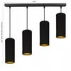 Lampa Wisząca LX- 1086 Czarna 4x E27 LEDLUX