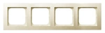 Ramka Poczwórna R-4G/27 Ecru OSPEL AS