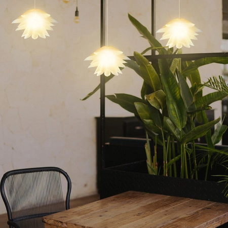 Lampa Sufitowa Wisząca LED LX- 1419 Biała 1x E27 LEDLUX