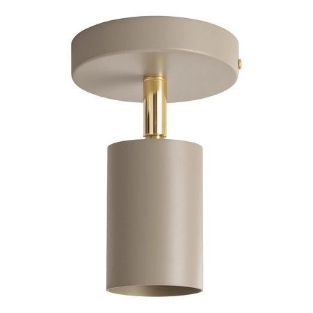 Lampa sufitowa KINKIET LED GU10 beżowa 2w1 Spot Kaszmir Premium LX1427