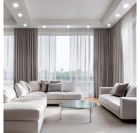 Oprawa Halogenowa Szklana Sufitowa LX- 6002 Lustrzana MR16 GU10 Kwadrat LEDLUX