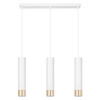 Lampa Wisząca LX-1413 Biała + Złoto 3x GU10 LEDLUX