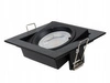 Oprawa Halogenowa Sufitowa D- 001 Czarna MR16 GU10 Kwadrat LEDLUX
