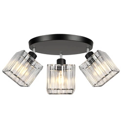Lampa Sufitowa LX- 1193 Czarna 3x E27 LEDLUX