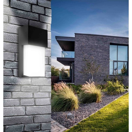 Lampa Kinkiet zewnętrzny ścienny Modern Nowoczesny Czarny E27 LX- 9122 Czarny LEDLUX