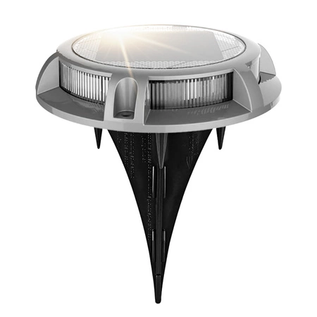 Lampa solarna LED wbijana gruntowa najazdowa ogrodowa Dysk PREMIUM LSOL-063 LEDLUX