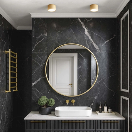 OPRAWA NATYNKOWA Sufitowa HALOGENOWA TUBA LED GX53 Walec SPOT Nowoczesna OPN-013 GOLD