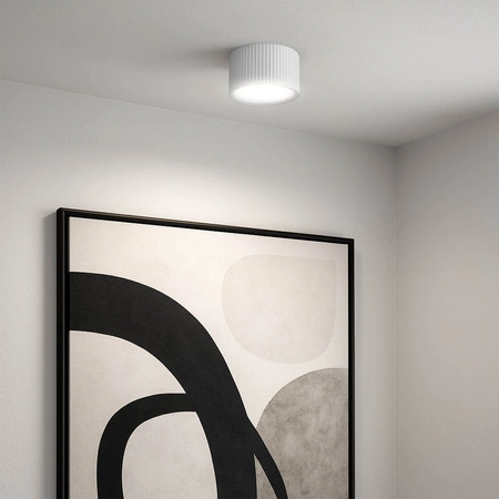 OPRAWA NATYNKOWA Sufitowa HALOGENOWA TUBA LED GX53 Walec SPOT Nowoczesna OPN-013 WHITE