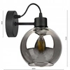Kinkiet Lampa Ścienna LX- 1163 Czarna 1x E27 LEDLUX