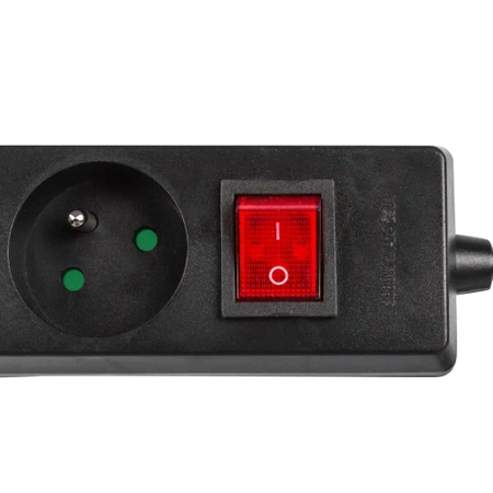 PRZEDŁUŻACZ listwa 3m 3 gniazda + 2x USB LEDLUX