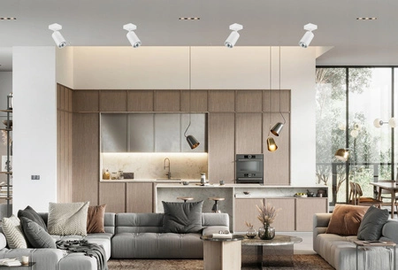 Oprawa Sufitowa Natynkowa Reflektor GU10 8360 Biała LEDLUX