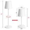 Lampa wewnętrzna zewnętrzna Lampka na taras ogródek stół LED USB Bezprzewodowa Biała LB-001 WHITE