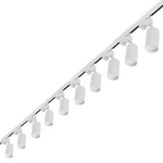 Zestaw Szyna Oświetleniowa Listwa 2m Biała + 10x Reflektor Szynowy Spot Biały LEDLUX