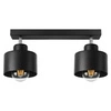 Lampa Sufitowa LX- 1107 Czarna 2x E27 LEDLUX