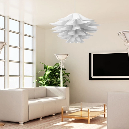 Lampa Sufitowa Wisząca LED LX- 1419 Biała 1x E27 LEDLUX