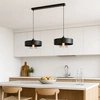 Lampa Wisząca LX- 1105 Czarna 2x E27 LEDLUX