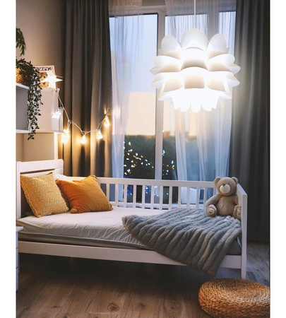 Lampa Wisząca LX- 1013 Biała 1x E27 LEDLUX