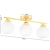 Lampa Sufitowa LX- 1406 Złota 3x E27 LEDLUX
