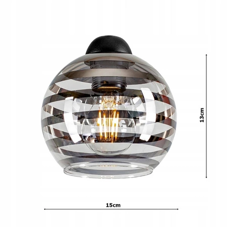 Lampa Wisząca LX- 1230 Czarna 3x E27 LEDLUX