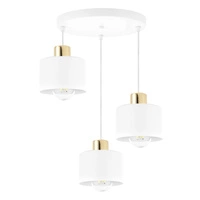 Lampa LX1039 WHITE + GOLD  3x E27