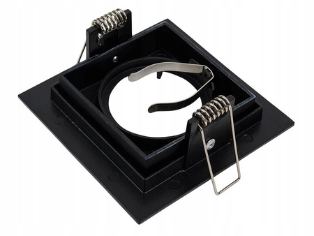 Oprawa Halogenowa Sufitowa D- 001 Czarna MR16 GU10 Kwadrat LEDLUX