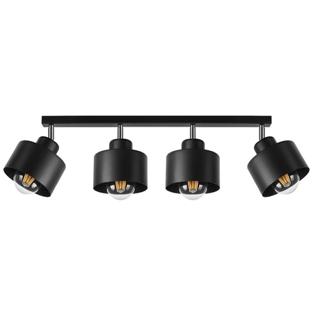 Lampa Sufitowa LX- 1195 Czarna 4x E27 LEDLUX