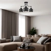 Lampa Sufitowa LX- 1036 Czarna 3x E27 LEDLUX